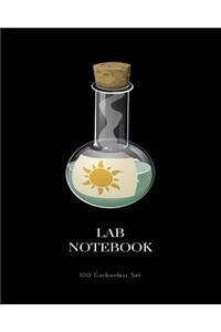 Lab Notebook 100 Carbonless Set: Chemistry Students 100 Duplicate Page Sets