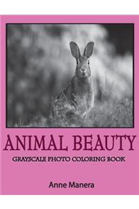 Animal Beauty Grayscale Photo Coloring Book