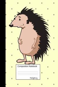 Hedgehog Composition Notebook
