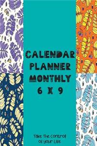 Calendar Planner Monthly 6x9