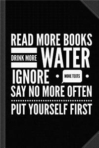 Put Yourself First Journal Notebook