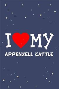I Love My Appenzell Cattle Dog Breed Journal Notebook