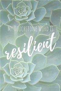 My Touchstone Word Is Resilient
