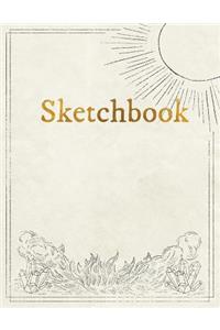 Sketchbook: Personalized Artist Sketchbook, Notebook: Blank Paper for Drawing, Creative Doodling or Sketching
