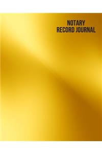 Notary Record Journal
