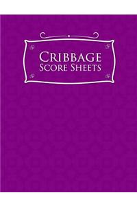 Cribbage Score Sheets