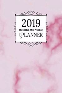 2019 Monthly and Weekly Planner
