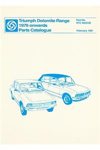 Triumph Dolomite Range 1976 on Parts Catalogue