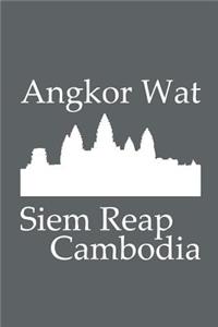 Angkor Wat in Siem Reap Cambodia - Lined Notebook with Slate Grey Cover