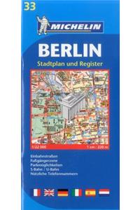 Berlin - Michelin City Plan 33