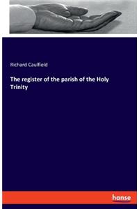 register of the parish of the Holy Trinity