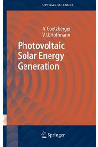 Photovoltaic Solar Energy Generation