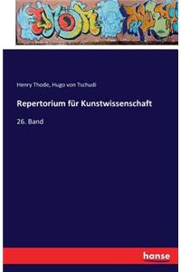 Repertorium für Kunstwissenschaft