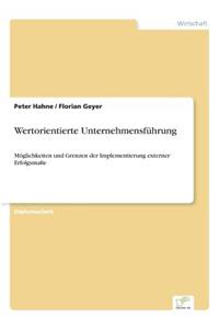 Wertorientierte Unternehmensführung