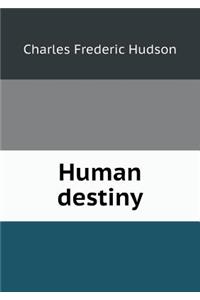 Human destiny