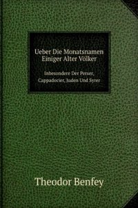 Ueber Die Monatsnamen Einiger Alter Volker