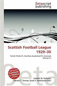 Scottish Football League 1929-30