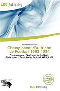 Championnat D'Autriche de Football 1983-1984