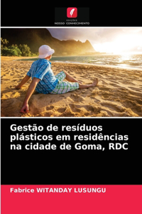 Gestão de resíduos plásticos em residências na cidade de Goma, RDC