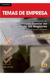 Temas de Empresa Answer Key