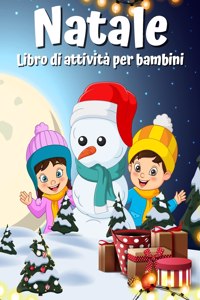 Libro di attivita di Natale per bambini eta 4-8 8-12