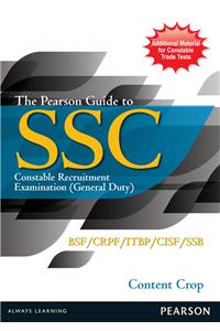 The Pearson Guide to SSC Constable Recruitment Examination (General Duty)