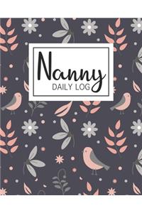 Nanny Daily Log