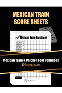 Mexican Train Score Sheets