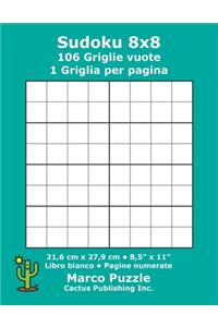 Sudoku 8x8 - 106 Griglie vuote