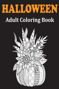 Halloween Adult Coloring Book