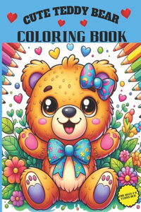 Cute Teddy Bear Coloring Book