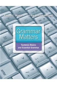 Grammar Matters Plus Mylab Writing with Pearson Etext -- Access Card Package