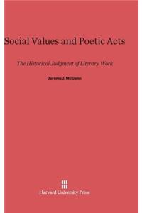 Social Values and Poetic Acts