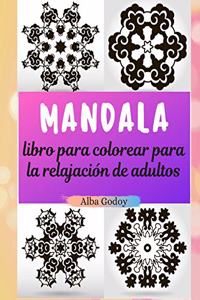 Mandala libro para colorear para la relajación de adultos