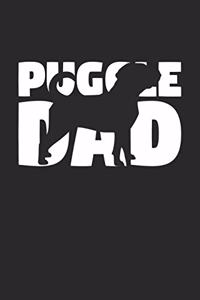 Puggle Notebook 'Puggle Dad' - Gift for Dog Lovers - Puggle Journal