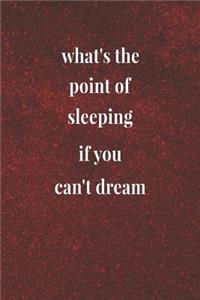 What's The Point Of Sleeping If You Can't Dream