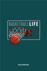 Basketball Sports Art Graphic Notebook