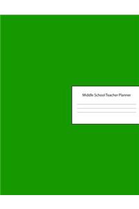 Middle School Teacher Planner