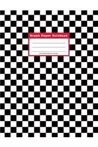 Graph Paper Notebook, 110 Quad Ruled Pages