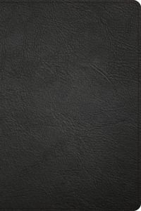 CSB Thinline Reference Bible, Black Genuine Leather