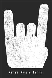 Metal Music Notes