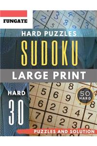 Sudoku Hard Puzzles Large Print