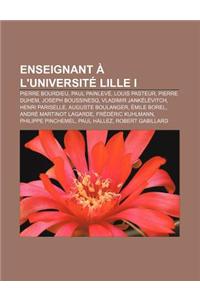 Enseignant A L'Universite Lille I