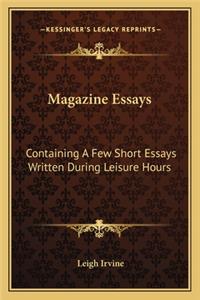 Magazine Essays