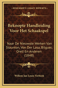 Beknopte Handleiding Voor Het Schaakspel