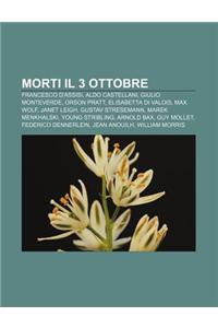 Morti Il 3 Ottobre