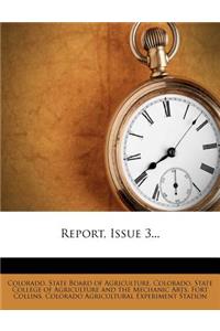 Report, Issue 3...
