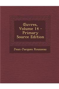 OEuvres, Volume 14