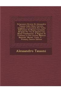 de'Pensieri Diversi Di Alessandro Tassoni Libri Dieci