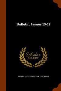 Bulletin, Issues 15-19
